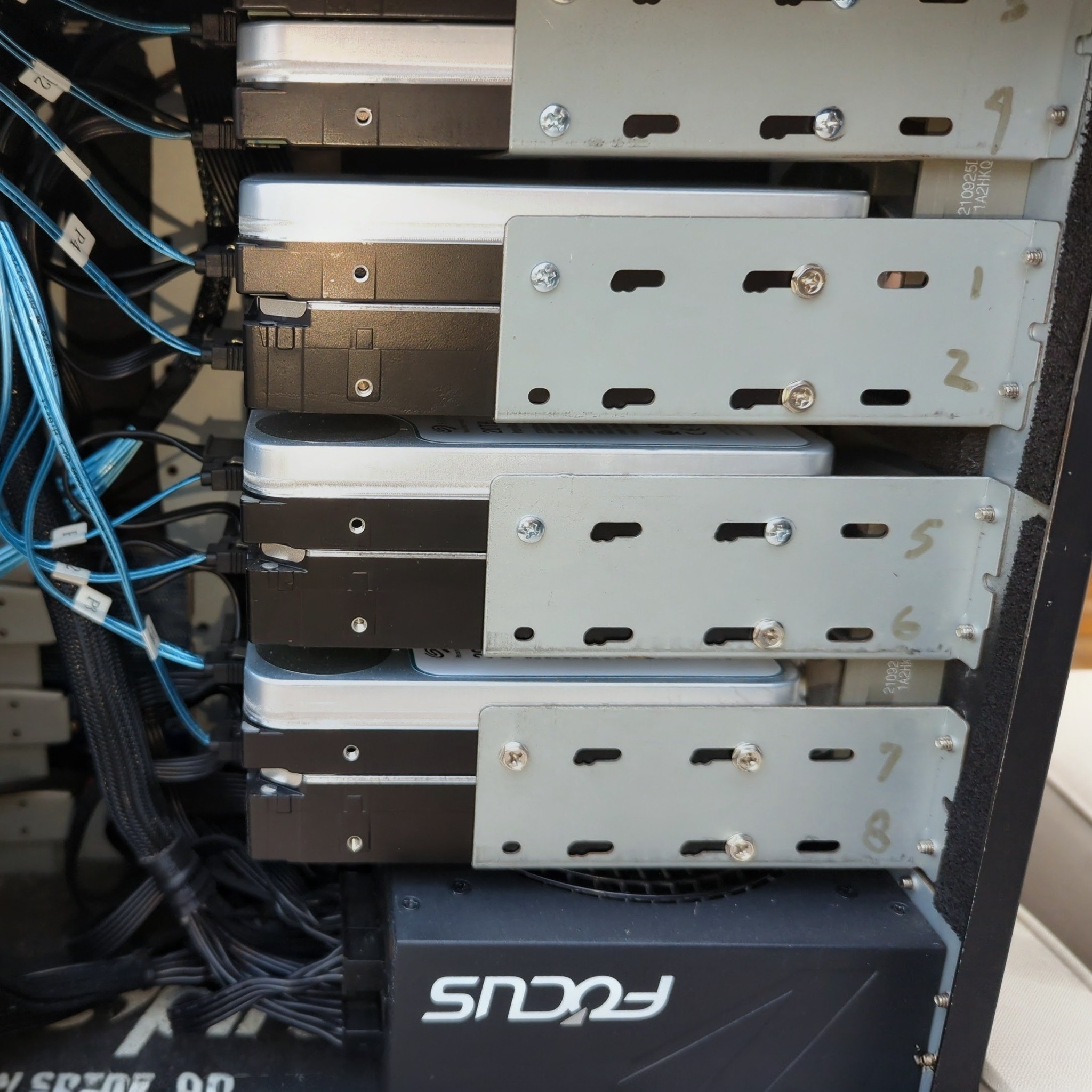 Drive array and storage infrastructure setup